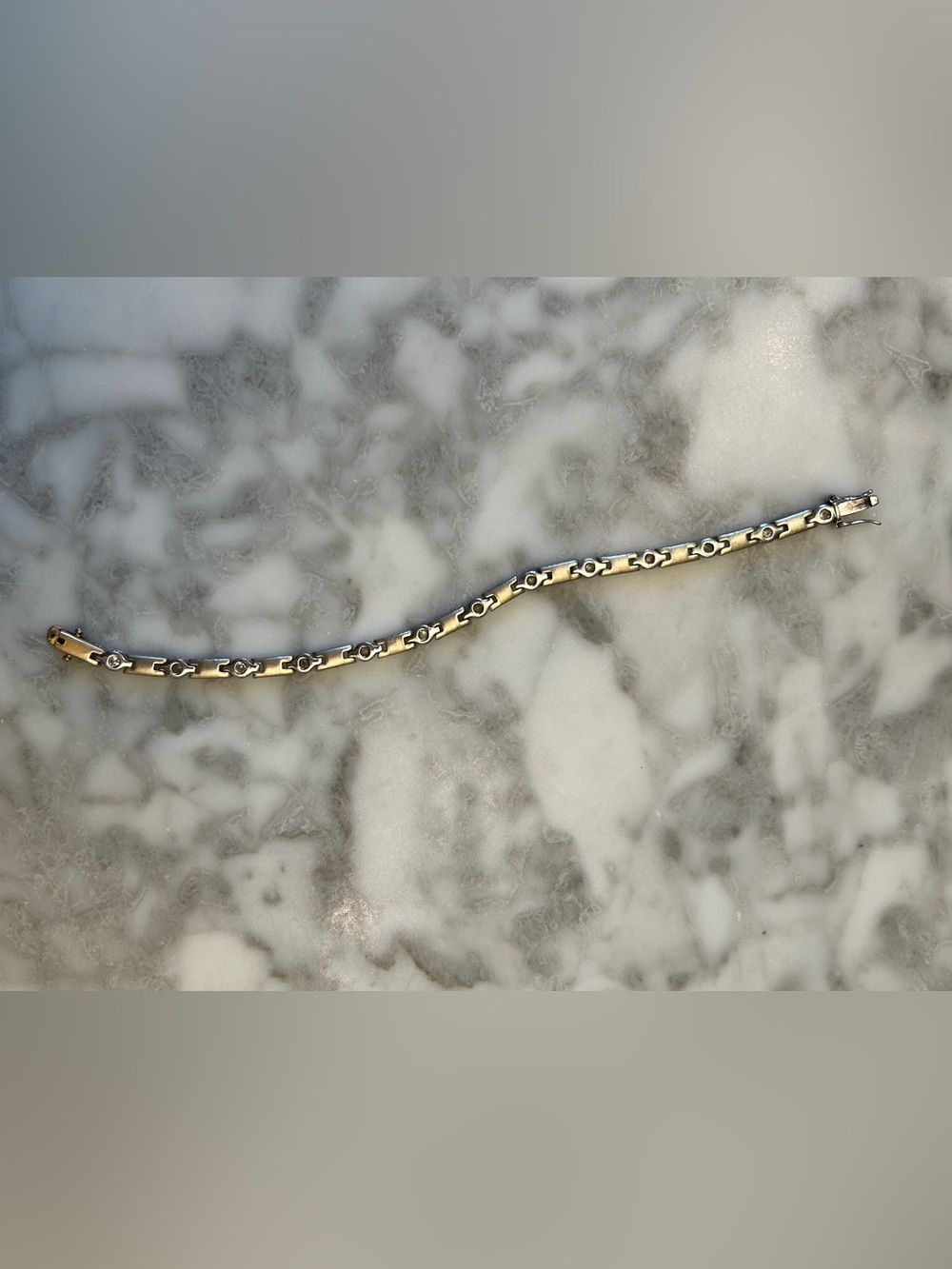 Gold and Silver Link Bracelet